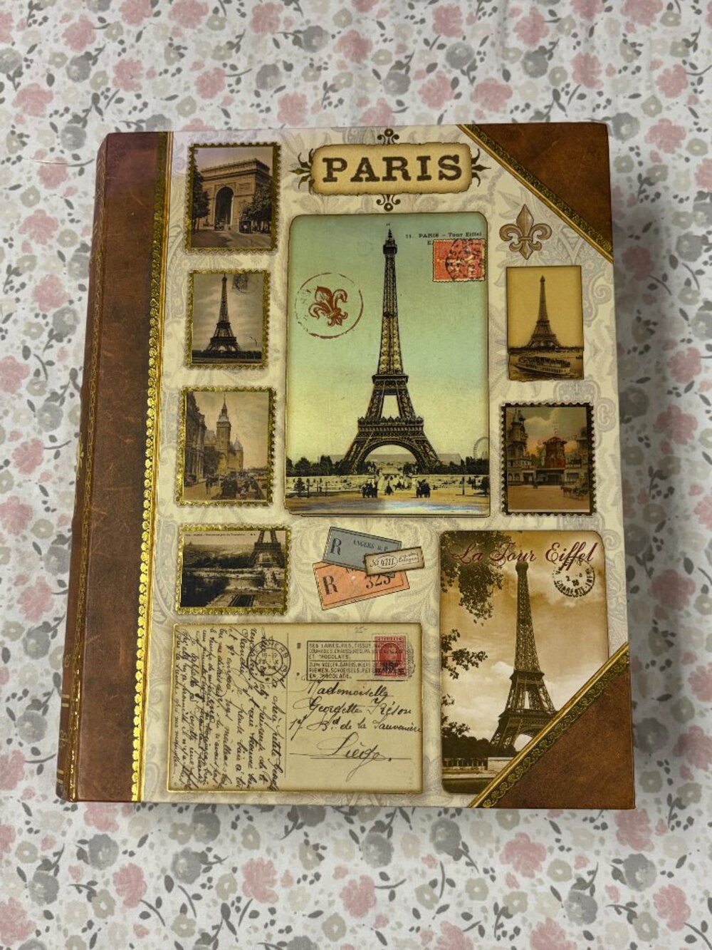 Paris Themed Storage Box - Magnetic Closure